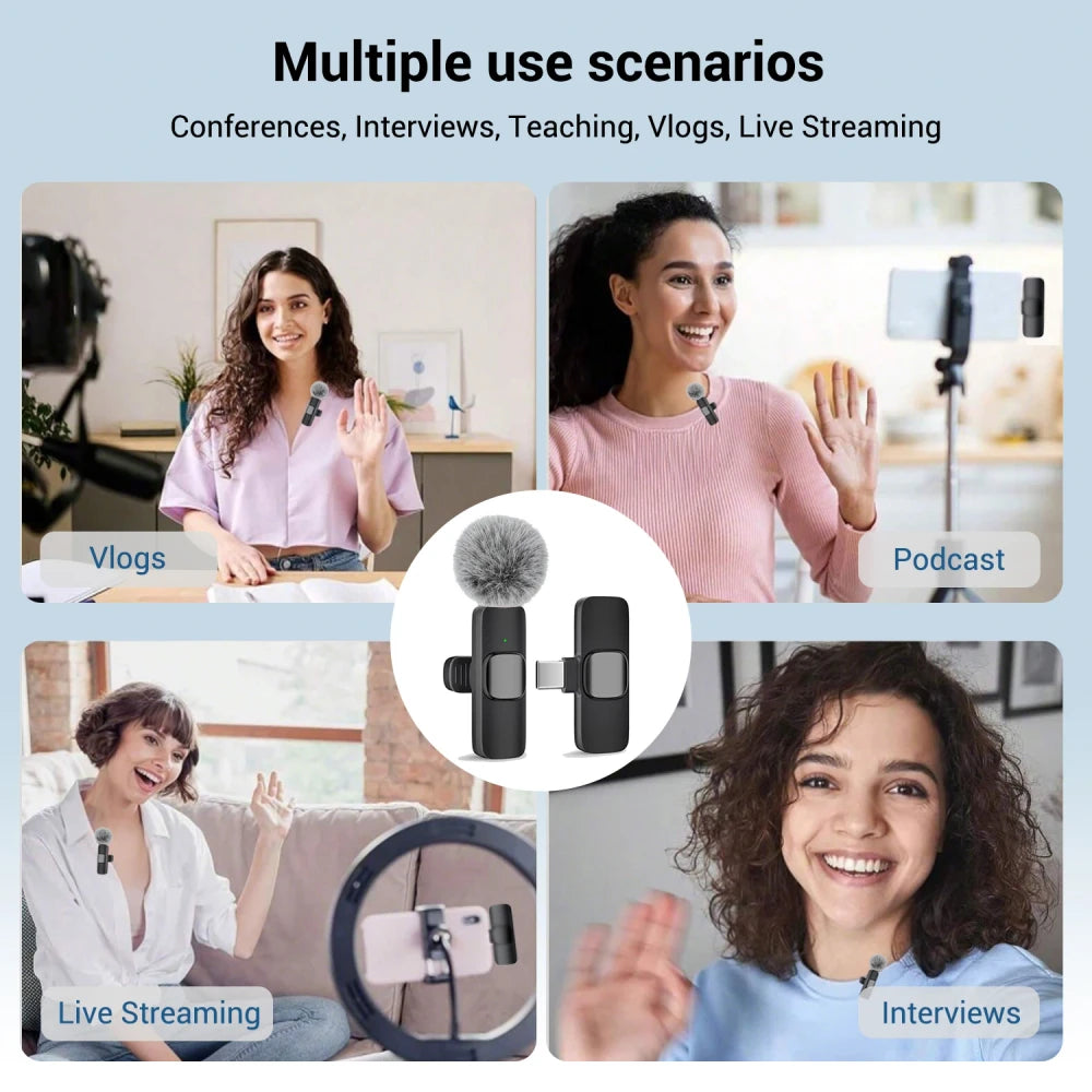 Wireless Type-C Lavalier Microphone