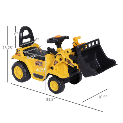 Ride-on bulldozer dimensions